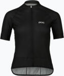 POC Tricou de ciclism pentru femei POC Essential Road Logo uranium black/hydrogen white