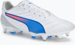 PUMA Мъжки футболни обувки PUMA King Pro MxSG puma white/bluemazing/flat light grey/sunset glow