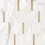 Marazzi Faianta rectificata, cu efect de marmura, Marazzi Allmarble Golden White M6JS Allmarble Wall Golden White Satin (M6JS Allmarble Wall Golden White Satin)