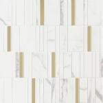 Marazzi Faianta rectificata, cu efect de marmura, Marazzi Allmarble Statuario M6TD Allmarble Wall Statuario Struttura PavÃ© Satin 3D (M6TD Allmarble Wall Statuario Struttura PavÃ© Satin 3D)