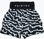 Fairtex Boxing Trunks BT2004 "Crack" pantaloni scurți negru/alb