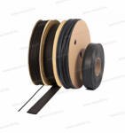 OMU system TZS09045100 tekercses zsugorcső 2: 1 D: 9/4, 5mm, 100m tekercs, fekete