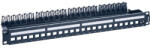 Legrand Patch panel - 1U-19" (modulok nélkül) 24db x RJ45 port fogadására fém kábeltartóval LinkeoC (632850) - bbmarket