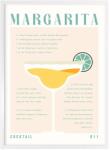 Inne home & lifestyle fali dekoráció Margarita Recipy - többszínű Univerzális méret