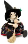  Rugós figura (boszi, fekete kalappal, fekete ruhában)