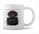 WONDEX Bögre tacskó, Bad girl! 360ml 8x9, 5cm kerámia