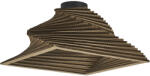 OSRAM Decor Cardboard Square Ceiling Turn beltéri oldalfali lámpatest barna színben, E27 foglalattal, IP20 védettséggel, 5 év garanciával, 220-240V ( 4058075837461 ) (4058075837461)
