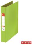 Esselte Gyűrűs könyv, 2 gyűrű, 42 mm, A5, PP, ESSELTE "Standard", Vivida zöld (E47686) - tintasziget