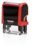 Trodat Bélyegző, TRODAT "Printy 4912", piros ház, fekete párnával (IT4912P) - tintasziget