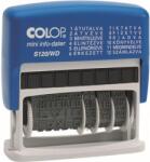 Colop Dátum- és szövegbélyegző, 12 féle szöveggel, COLOP "S120/WD (IC1051254) - tintasziget