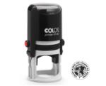 Colop Bélyegző, kör, COLOP " Printer R 30", fekete cserepárnával (IC103000) - tintasziget