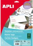 Apli Névjegykártya, 90x55 mm, 200 g, mikroperforált, APLI (LCA2794) - tintasziget