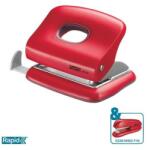 Rapid Lyukasztó, kétlyukú, 20 lap, RAPID "FC20", meggyvörös (E23256402) - tintasziget