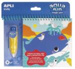 Apli Színezőfüzet, vízbázisú, APLI Kids "Aqua Fun", tengeri állatok (LCA17148)