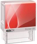 Colop Bélyegző, COLOP "Printer IQ 20" fehér ház - fekete párnával (IC1462016) - tintasziget