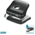 Rapid Lyukasztó, kétlyukú, 30 lap, RAPID "FC30", fekete (E23639401) - tintasziget