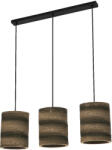 OSRAM Decor Cardboard Cylinder Pendant beltéri mennyezeti/függesztett lámpatest barna színben, 3db E27 foglalattal, IP20 védettséggel, 5 év garanciával, 220-240V ( 4058075837263 ) (4058075837263)