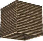 OSRAM Decor Cardboard Square Ceiling beltéri oldalfali lámpatest barna színben, E27 foglalattal, IP20 védettséggel, 5 év garanciával, 220-240V ( 4058075837409 ) (4058075837409)