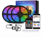 ELMARK Banda RGB cu telecomanda pentru TV, USB Bluetooth de 3 metri cu 90 LED-uri 5V/5A (99LED986S)