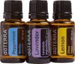 dōTERRA Hármas kezdőcsomag (3x15 ml) - borsmenta, levendula, citrom)