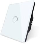 ELMARK Intrerupator inteligent variator Touch alb sticla 500W Smart Wi-Fi, 195012/WH (195012/WH)
