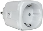 SmartWise Plug 602PM-R2 Wi-Fi-s (eWeLink) okoskonnektor, fogyasztásméréssel (16A) (SMW-KON-602PM-R2)
