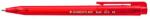 STAEDTLER Golyóstoll, 0, 5 mm, nyomógombos, STAEDTLER "Ball 423 M", piros (TS423M2) - officesprint