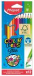 Maped Színes ceruza készlet háromszögletű Maped Color Peps Star 12 db (183212FC)