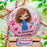 Gravolo Martisor Personalizat Insigna Asistenta cabinet veterinar (C1435)