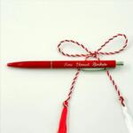 Gravolo Pix Rosu personalizat martisor Scrie, Viseaza, Zambeste (C1155)