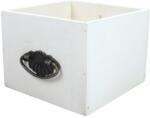  Dekoláda fehér kocka fogantyúval 16x16x12cm - kosarbolt