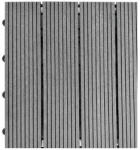  ДЕКИНГ ПЛОЧКА WPC GARDEN 30x30см АНТРАЦИТ (FR-DT08135)