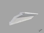 Fabrica De Profile Bagheta de colt / Cornisa de interior BC18 dimensiuni 75x75x2000mm (BC18)