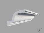 Fabrica De Profile Bagheta de colt / Cornisa de interior poliuretan BC37 dimensiuni 96.5x96.5x2000mm (BC37)
