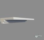 Fabrica De Profile Brau poliuretan de interior BR16 dimensiuni 165x45x2000mm (BR16)
