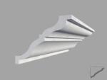 Fabrica De Profile Bagheta de colt / Cornisa de interior BC11 dimensiuni 135x135x2000mm (BC11)