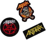 NNM нашивка за ютия (комплект напивки от 3 бр. ) anthrax - setp01