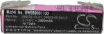 VHBW Akkumulátor Gardena ClassicCut Li 9853-20 / Li 9854-20, Li-Ion, 3, 7 V, 2, 9 Ah (889001135)