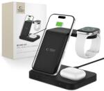 Tech-Protect Qi15w-a37 3in1 Vezeték nélküli töltő Android és Apple készülékekhez fekete