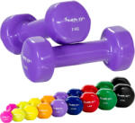 MOVIT Profi Vinyl Hanteln 2er Set 2*2 KG lila