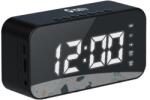 iSEN Radio cu ceas iSEN S15, Bluetooth, Termometru, Display Led, Alarma, Radio FM, Difuzoare HD, Redare TF Card, 1200mAh (Negru)