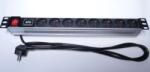 PremiumCord 8 Plug 2 m (PDU-F10G08S/SURGE)