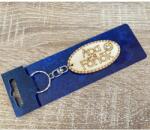  Kulcstartó-Gravírozott fa-Apa a főnők - Ajándék Apának - Ajándék Apák napjára (FKT159)