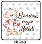  Hűtőmágnes-Szerelmes vagyok Beléd - Szerelmes ajándék - Valentin napi ajándék (NH249)