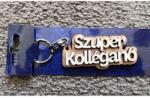 Kulcstartó - Gravírozott fa -Szuper Kolléganő - Ajándék kolléganőnek (IKR067)