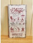 Fali dekor tábla - Anya szolgálat - Ajándék Anyának - Anyák napi ajándék (FD055)