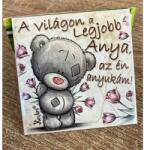  Hűtőmágnes-A világon a legjobb Anya - Ajándék Anyának-Anyák napi ajándék (NH111 26.04.26)