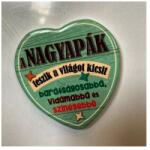  Kerámia hűtőmágnes -Nagyapák - Ajándék Nagyapának (2430-3)