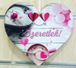  Fa szív - Szeretlek lufis - Szerelmes ajándékok - Valentin napi ajándékok (9499.00)