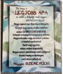  Dísztábla kicsi Te vagy a legjobb Apa 2 - Ajándék Apának - Ajándék Apák napjára (CQ01873)